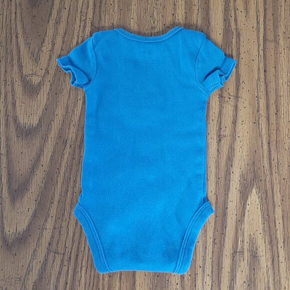 Carter's Boy's "Daddy's Little Monster" Onesie & Gray Pants Size NB - Picture 4 of 8